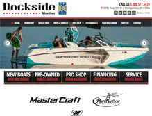 Tablet Screenshot of dmboats.com